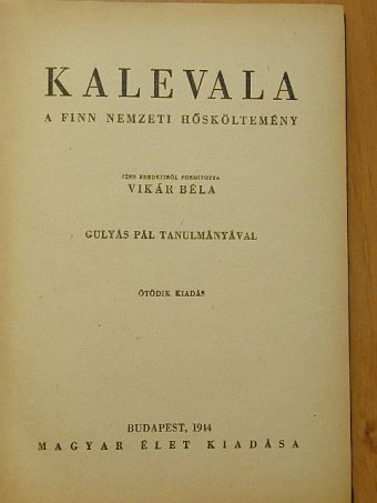 Kalevala [antikvár]