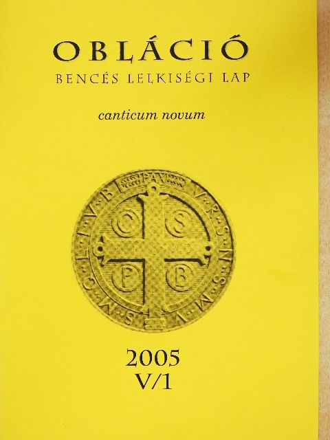Baán Izsák OSB - Obláció 2005. V/1 [antikvár]