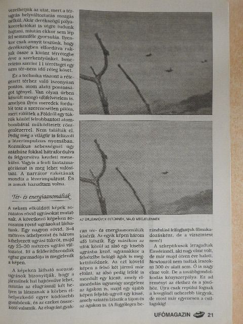 Cserni Júlianna - Ufómagazin 1998. november [antikvár]