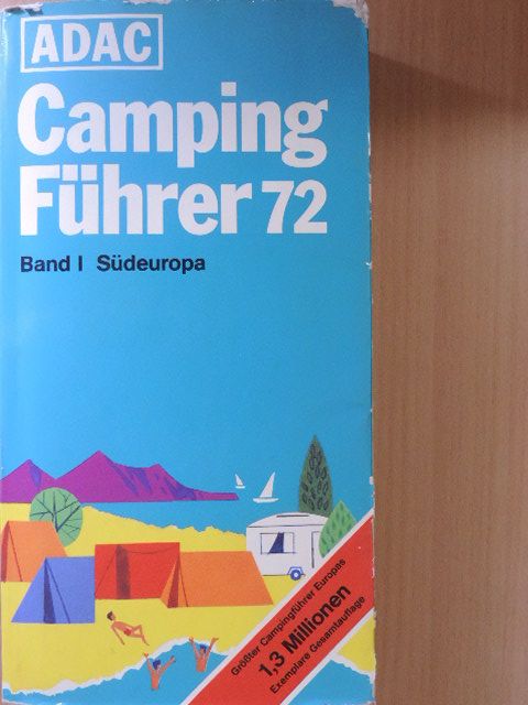 ADAC Camping Führer '72 I. [antikvár]