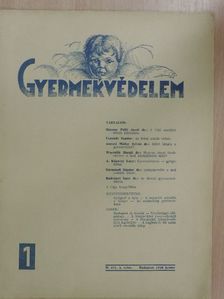 A. Köpeczy Lucy - Gyermekvédelem 1940. január [antikvár]
