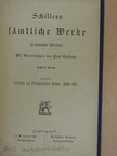 Schiller - Schillers Sämtliche Werke in fünfzehn Bänden 10. (gótbetűs) [antikvár]