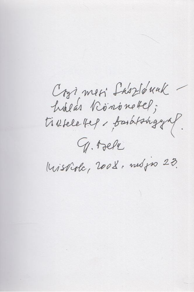 GYARMATI BÉLA - Pelyvarosta (dedikált, számozott) [antikvár]