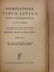 Titus Livius - Szemelvények Titus Livius római történetéből  [antikvár]