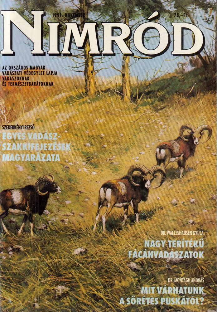 Zoltán Attila - Nimród 1991 November [antikvár]
