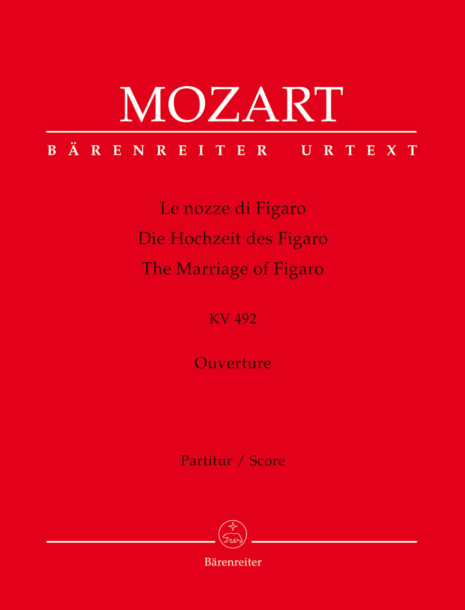 MZART, W.A. - LE NOZZE DI FIGARO KV 492 OUVERTURE, PARTITUR