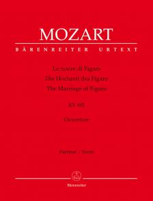 MZART, W.A. - LE NOZZE DI FIGARO KV 492 OUVERTURE, PARTITUR