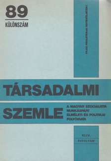 Radics Katalin - Társadalmi Szemle 89 különszám [antikvár]