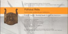 Meghívó Pálfalusi Attila festőművész gyűjteményes kiállítására [antikvár]
