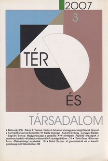 Tér és Társadalom 2007/3 [antikvár]