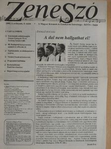Hollós Máté - ZeneSzó 1991/4. [antikvár]