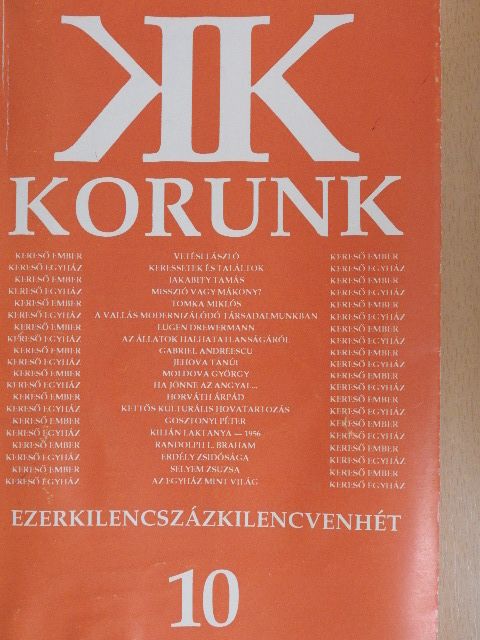 Gál Mária - Korunk 1997. október [antikvár]