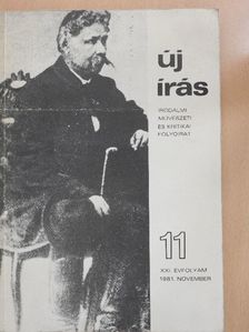 Angyalosi Gergely - Új Írás 1981. november [antikvár]