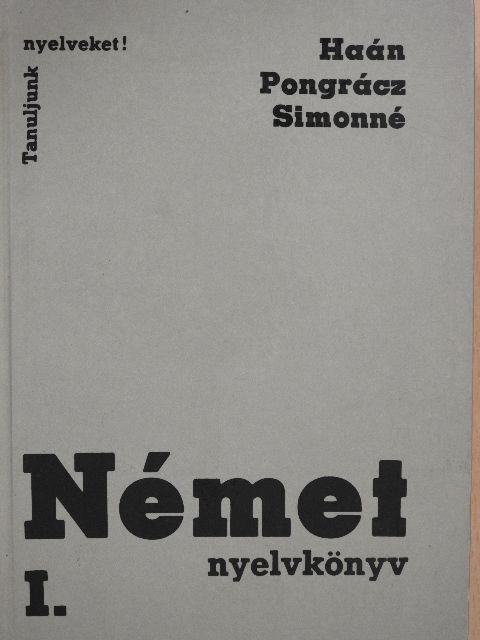 Dr. Haán György - Német nyelvkönyv I. [antikvár]