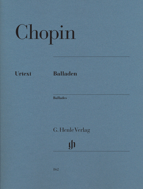 Chopin - BALLADEN FÜR KLAVIER URTEXT (MÜLLERMANN / THEOPOLD)