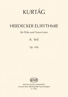 KURTÁG - HERDECKER EURYTHMIE FÜR VIOLINE UND TENOR-LEIER II.TEIL OP.14/B, ANTIKVÁR