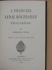 Haraszti Gyula - A franczia lyrai költészet fejlődése [antikvár]
