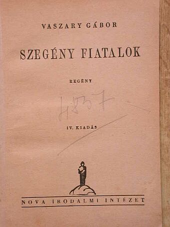 Vaszary Gábor - Szegény fiatalok [antikvár]