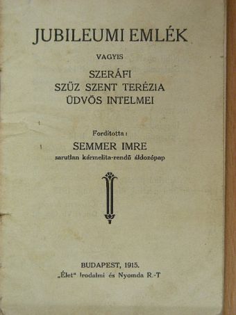 Jubileumi emlék [antikvár]