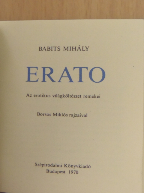Anakreón - Erato (minikönyv) [antikvár]