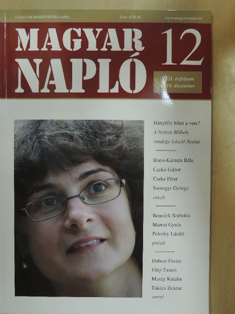 Alföldy Jenő - Magyar Napló 2010. december [antikvár]