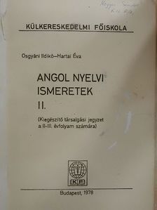 Hartai Éva - Angol nyelvi ismeretek II. [antikvár]