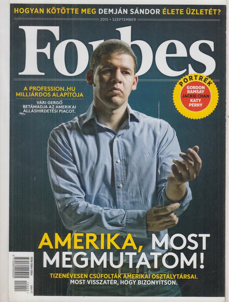 Galambos Márton (szerk.) - Forbes Magazin - 2015. szeptember [antikvár]