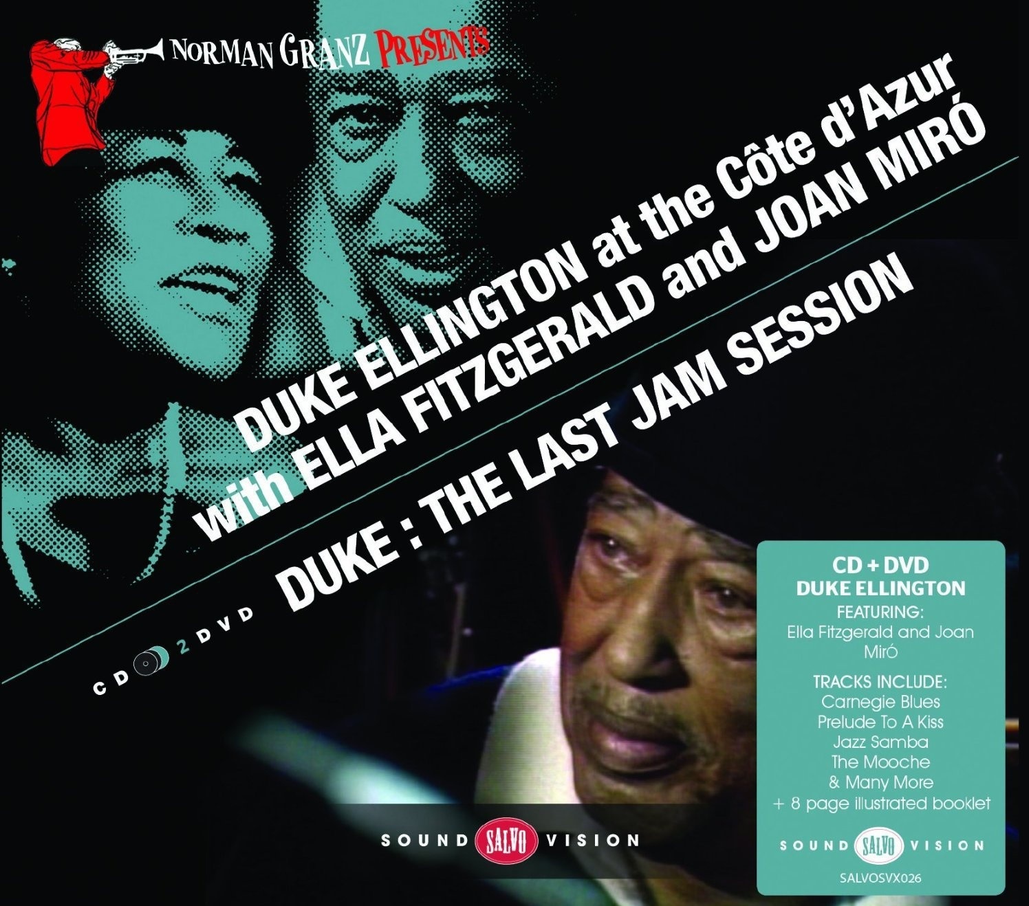 DUKE ELLINGTON - DUKE ELLINGTON AT THE COTE D'AZUR WITH ELLA FITZGERALD AND JOAN MIRÓ CD+2DVD
