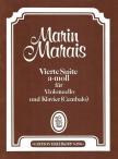 MARAIS, MARIN - VIERTE SUITE a-MOLL FÜR VIOLONCELLO UND KLAVIER (CEMBALO) (LAENGIN)