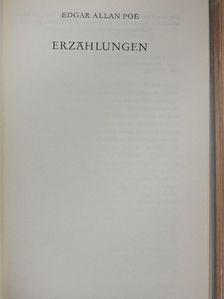 Edgar Allan Poe - Erzählungen [antikvár]
