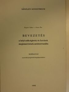 Hegyesi Gábor - Bevezetés a helyi szükségletek és források megismerésének módszertanába [antikvár]