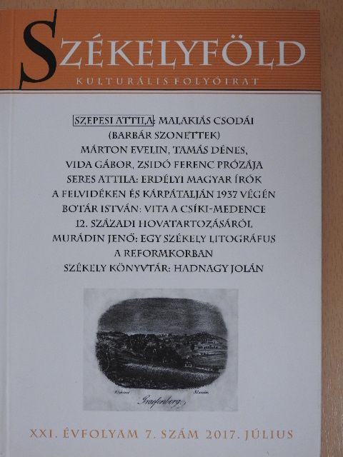 Balázs Imre József - Székelyföld 2017. július [antikvár]