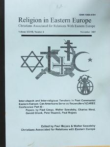 Charles West - Religion in Eastern Europe November 2007 [antikvár]