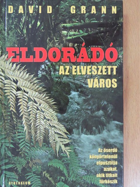 David Grann - Eldorádó, az elveszett város [antikvár]