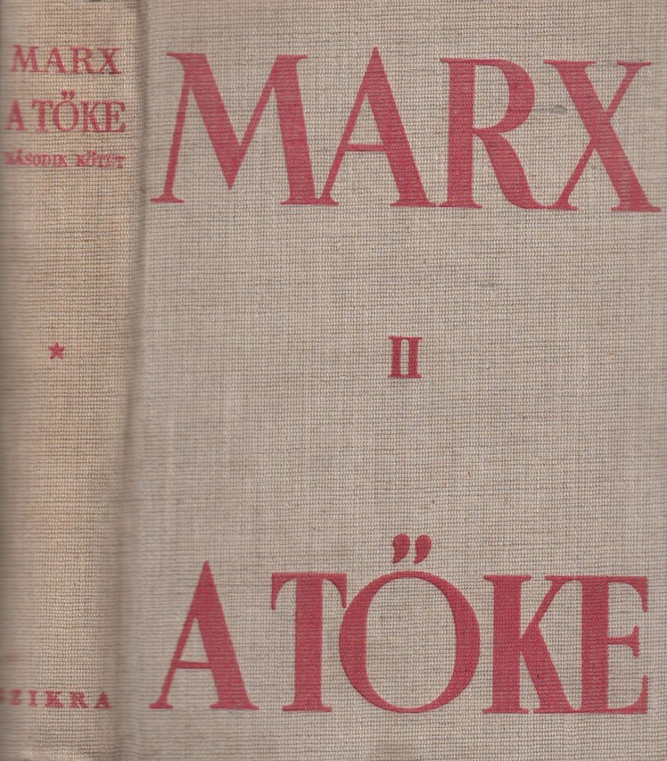 MARX KÁROLY - A tőke II. [antikvár]