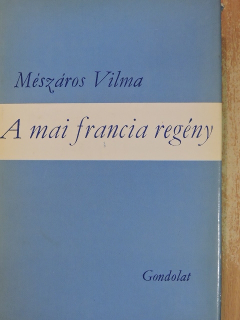 Mészáros Vilma - A mai francia regény [antikvár]