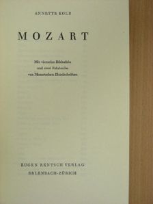 Annette Kolb - Mozart [antikvár]