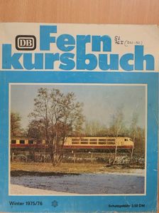 DB Fernkursbuch Winter 1975/76 [antikvár]