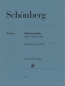 SCHÖNBERG, ARNOLD - KLAVIERSTÜCKE OP. 33A & OP. 33B