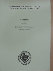 Szentelekiné Dr. Páles Ilona - Analízis 4/7. [antikvár]