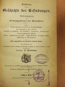 I. Böllner - Einführung in die Geschichte der Erfindungen I. (gótbetűs) [antikvár]