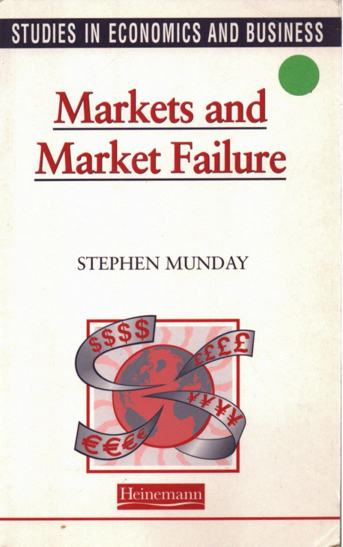 Stephen Munday - Markets and Market Failure [antikvár]