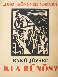 Bakó József - Ki a bűnös? [antikvár]