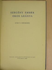 Szegény ember okos leánya [antikvár]