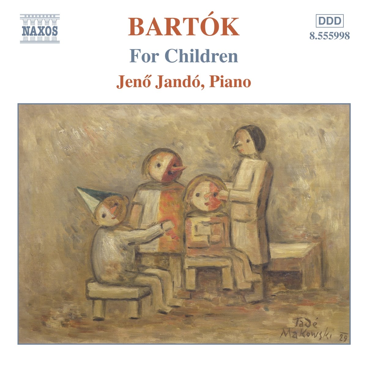 Bartók Béla - FOR CHILDREN CD JANDÓ JENŐ