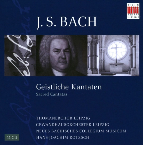 Bach - GEISTLICHE KANTATEN 11CD HANS-JOACHIM ROTZSCH