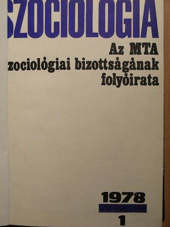 Andorka Rudolf - Szociológia 1978/1-4. [antikvár]