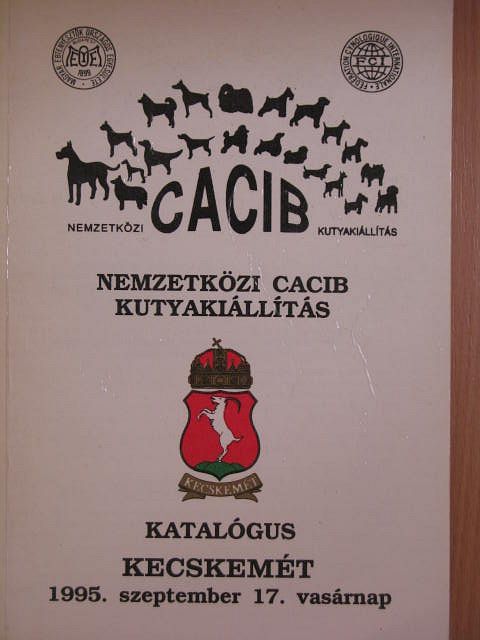 Nemzetközi CACIB Kutyakiállítás 1995. szeptember 17. [antikvár]