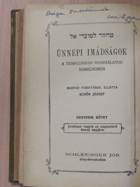 Ünnepi imádságok IV. [antikvár]