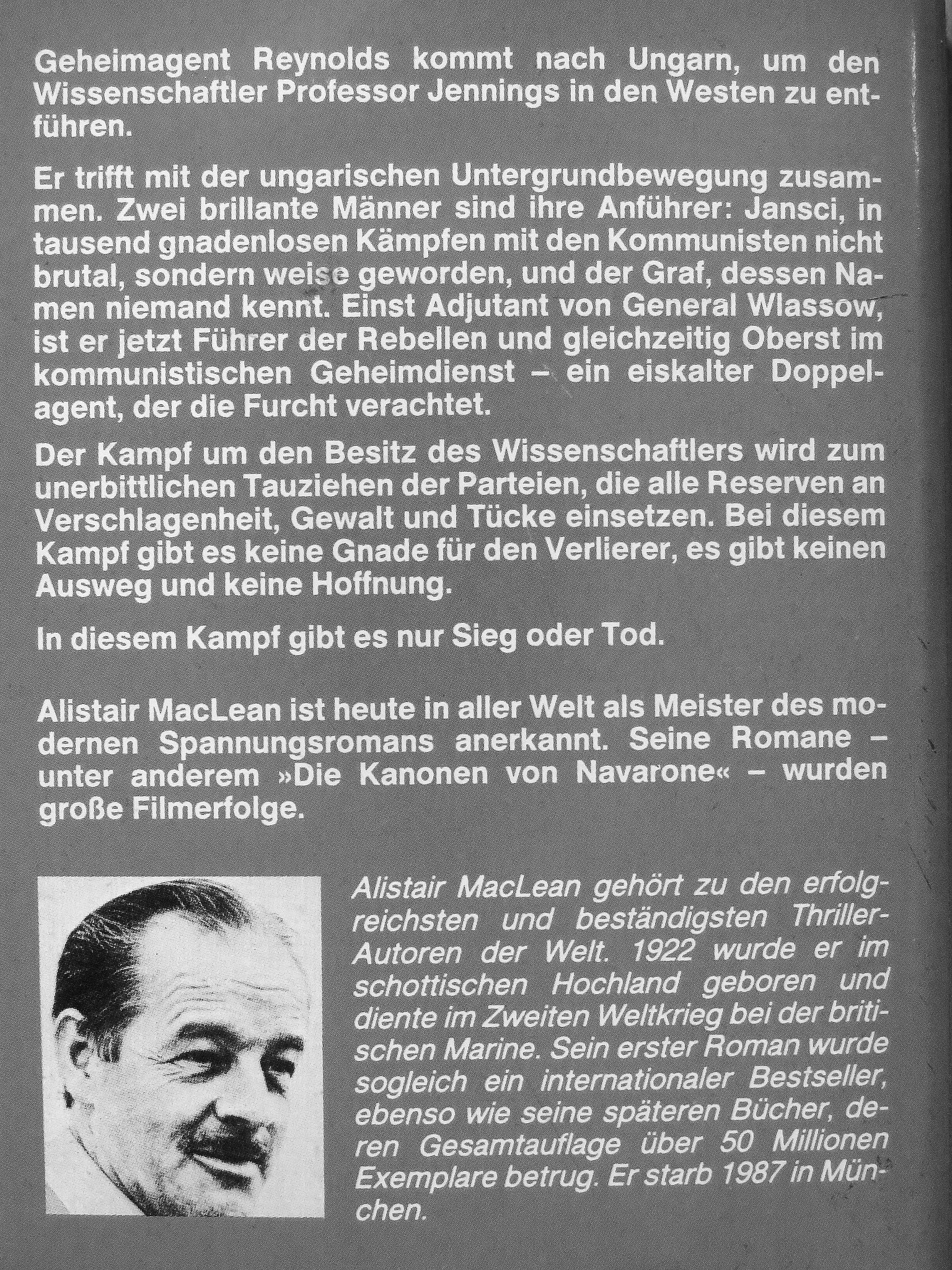 Alistair MacLean - Jenseits der Grenze [antikvár]